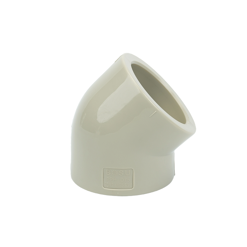 β--PPH 45 asteen kyynärpään lämpöfuusioliitin 1,6 MPa